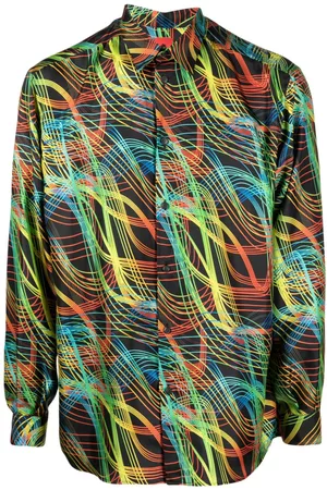FERRARI Camisa con motivo abstracto
