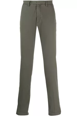 BRIGLIA Pantalones chinos slim con cierre oculto