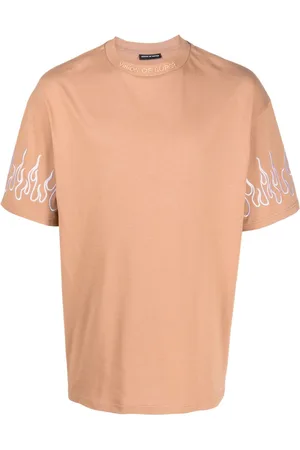 Vision Of Super Camiseta con bordado de llamas