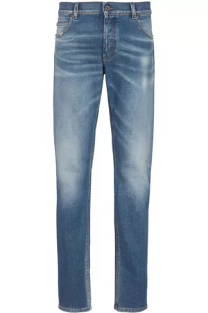 Balmain Vaqueros slim de talle medio