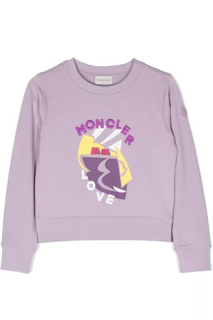 Moncler Sudadera con logo bordado y manga larga