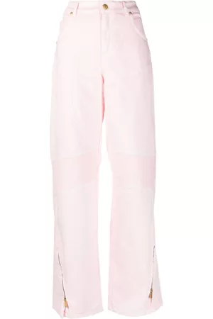 BLUMARINE Vaqueros anchos de talle medio
