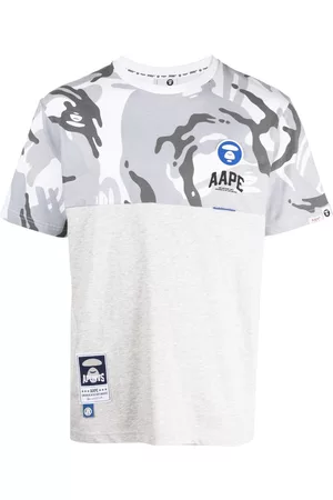 A Bathing Ape Camiseta con estampado militar