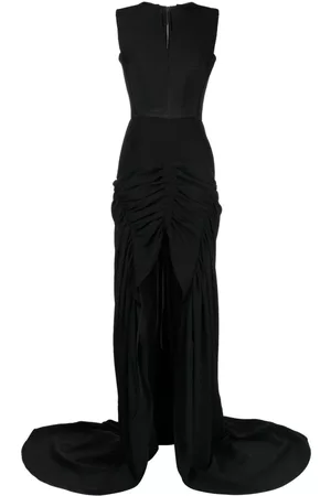 MATICEVSKI Vestido de fiesta Totem drapeado