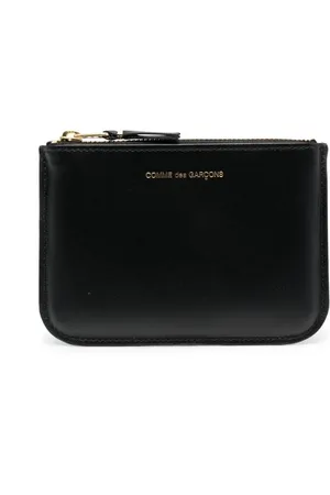 Comme des Garçons Cartera con cremallera y letras del logo