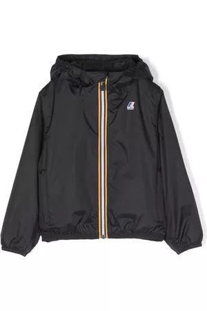 K-Way Chaqueta con capucha y logo estampado