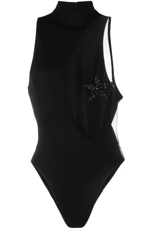 Kiko Kostadinov Body con detalle de estrella y abertura