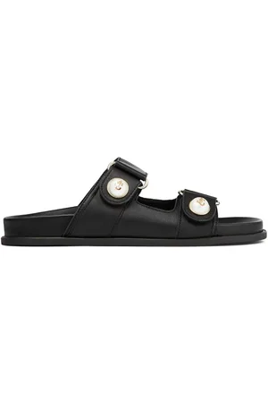 Jimmy Choo Sandalias Fayence de piel con apliques