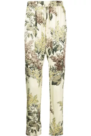 MOUTY Pantalones de chándal con motivo floral