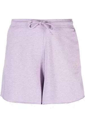 Ganni Pantalones cortos con cordones en la cintura