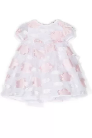 LITTLE BEAR Vestido con bordado floral