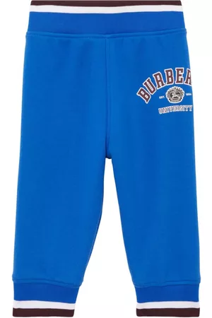 Burberry Pantalones de chándal con logo estampado
