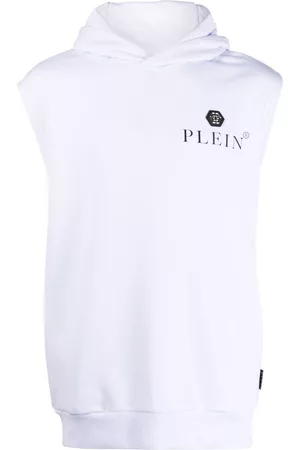 Philipp Plein Sudadera sin mangas con logo estampado