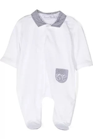 Tartine Et Chocolat Pijama con logo bordado y cuello en contraste