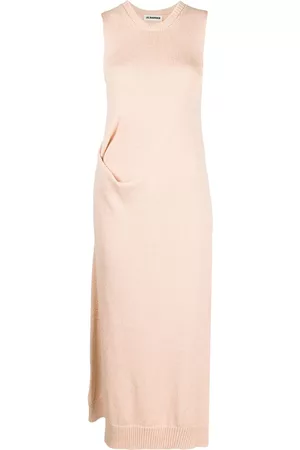 Jil Sander Vestido largo de punto fino