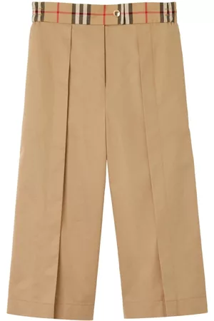 Burberry Pantalones con detalle a cuadros