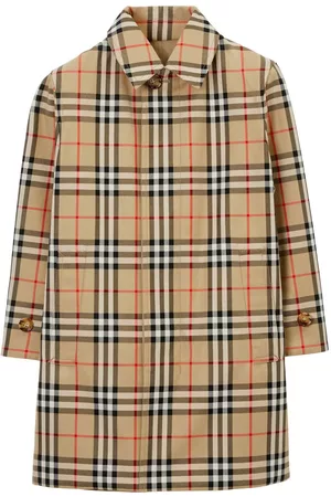 Burberry Abrigo con botones y cuadros