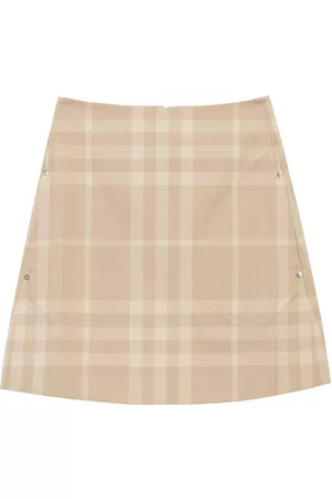 Burberry Falda acampanada a cuadros