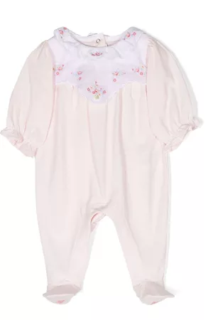 Tartine Et Chocolat Pijama con bordado floral