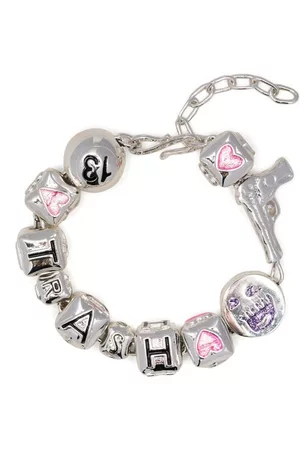 Natasha Zinko Pulsera Trash bañada en plata