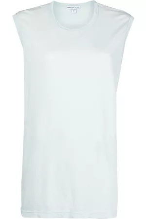 James Perse Top con cuello redondo