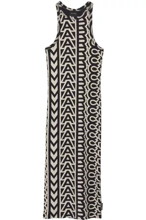 Marc Jacobs Vestido de canalé Monogram Racer