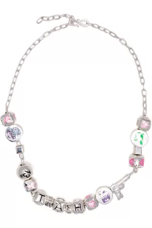 Natasha Zinko Collar Trash bañado en plata