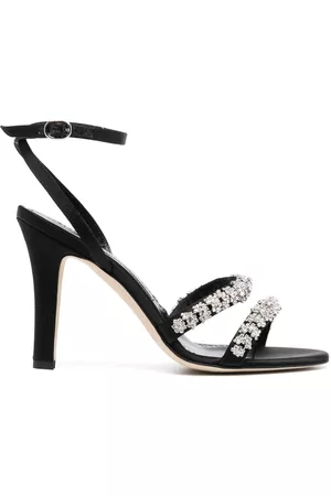 Manolo Blahnik Sandalias con apliques de cristales