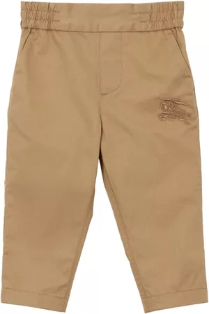 Burberry Pantalones chinos con motivo bordado