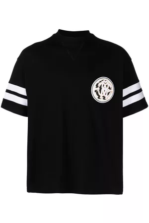 Roberto Cavalli Camiseta con parche Mirror Snake