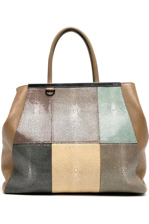 Fendi Bolso de mano 2Jours con diseño patchwork