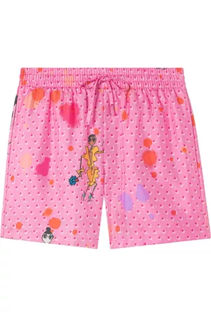AZ FACTORY Shorts con cordones y lunares