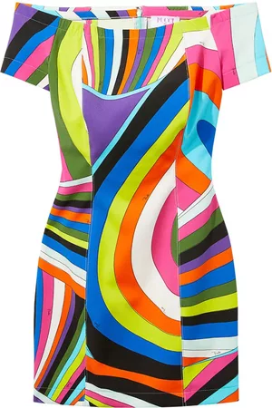 Puccini Vestido corto con estampado Iride