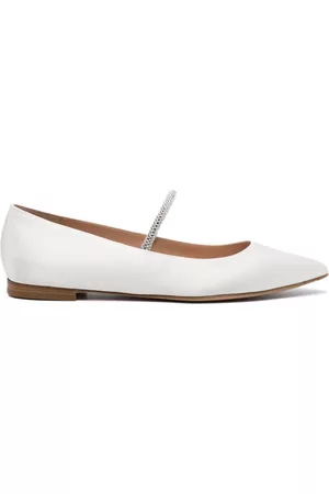 Gianvito Rossi Bailarinas Crossover con tacón de 15 mm