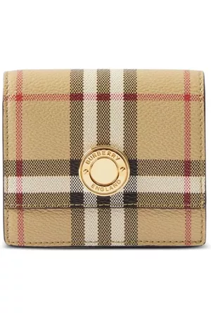 Burberry Cartera plegable a cuadros