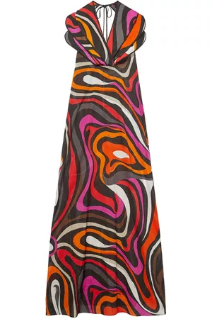 Puccini Vestido con estampado abstracto