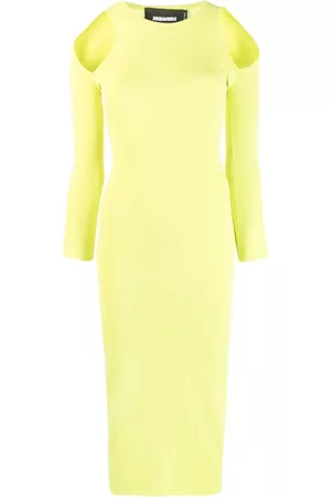 Dsquared2 Vestido midi con abertura