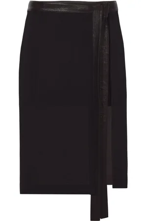 Proenza Schouler Falda cruzada de gasa