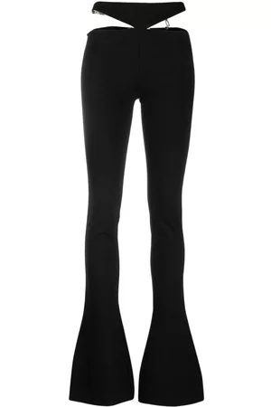 The Attico Pantalones acampanados con aberturas