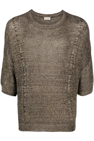 Saint Laurent Top con media manga