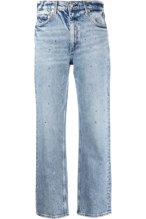 RAG&BONE Vaqueros rectos con detalle de cristales