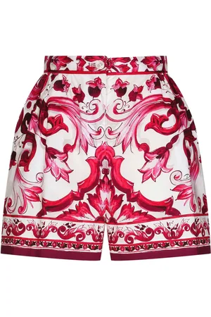 Dolce & Gabbana Bermudas con estampado Mayólica de popelina