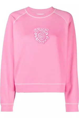 Ganni Sudadera con logo estampado