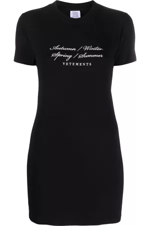 Vetements Minivestido con motivo gráfico