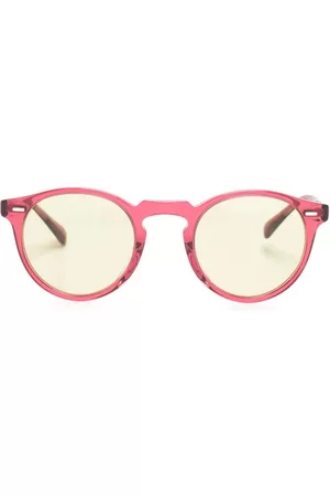 Oliver Peoples Gafas de sol Gregory con montura redonda