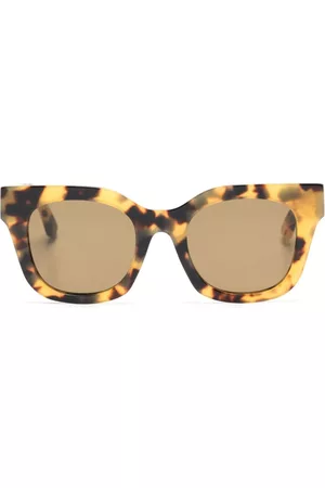 Huma Eyewear Gafas de sol oversize con efecto carey