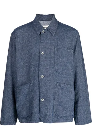 YMC Sobrecamisa vaquera con múltiples bolsillos