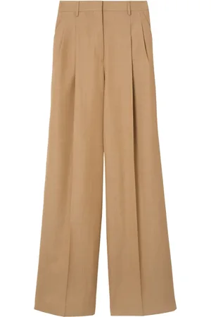 Burberry Pantalones anchos con pinzas