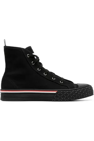 Thom Browne Zapatillas altas a rayas RWB