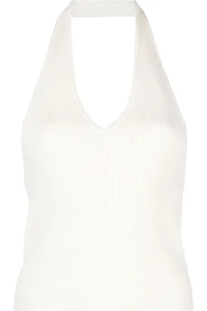 Reformation Top Carol con cuello halter